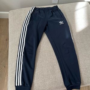 Adidas Navy Track Pants Youth Medium (Fits Adult XS)